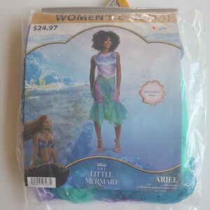 Disney The Little Mermaid Ariel Women's Halloween Costume Adult Large 12/14 NEW